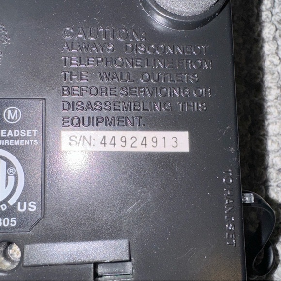 DURABRAND PH 3235 13 Memory Speakerphone Flash Redial Pause Cord Desk Telephone - Picture 6 of 16